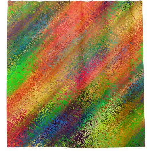 Kleur abstracte achtergrondtexturen douchegordijn (Voorkant)
