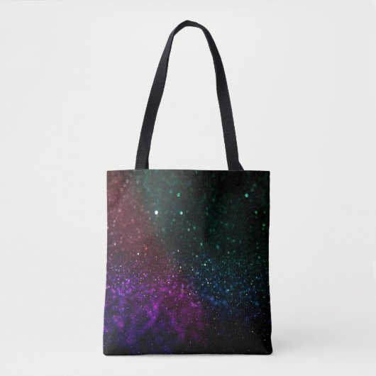 Kleur abstracte wazig lichtachtergrond tote bag (Voorkant)