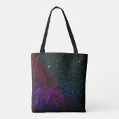 Kleur abstracte wazig lichtachtergrond tote bag (Achterkant)