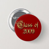 Kleur Achtergrond Klas van Afstuderen  Ronde Button 5,7 Cm (Voorkant /achterkant)
