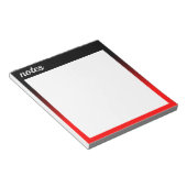 Kleur achtergrondnotitiestapel notitieblok (Schuin)