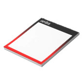 Kleur achtergrondnotitiestapel notitieblok (Linkerzijde)