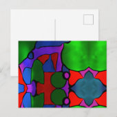 Kleur al briefkaart (Voorkant / Achterkant)