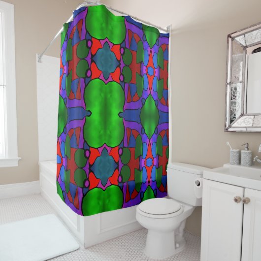 Kleur al douchegordijn (In situ)