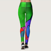 Kleur al leggings (Achterkant)