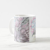 Kleur Alien Monster Futuristic Sci-Fi-Mok - Al Rio Koffiemok (Voorkant links)