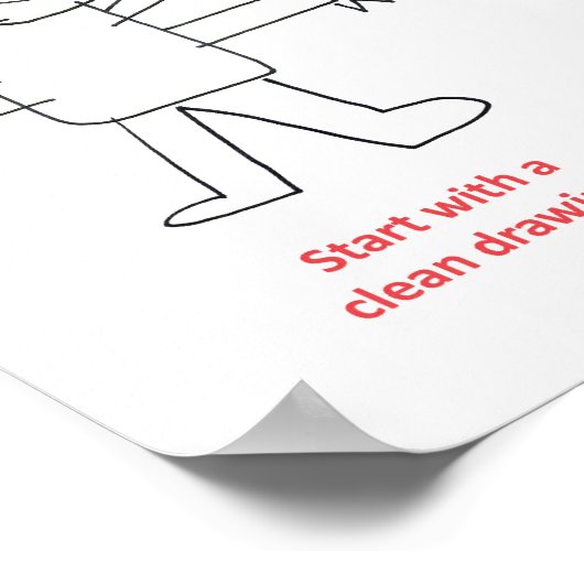 Kleur als een monster poster (Hoek)