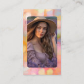 Kleur Analist Persoonlijke Stylist Modern Visitekaartje (Achterkant)