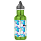Kleur Appel Tekst Ster Afbeelding Drinkware Waterf Waterfles (Links)