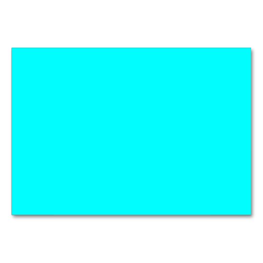 kleur aqua / cyaan kaart (Voorkant)