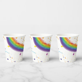 Kleur Art Party Verjaardag Papieren Bekers