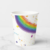 Kleur Art Party Verjaardag Papieren Bekers (Voorkant)