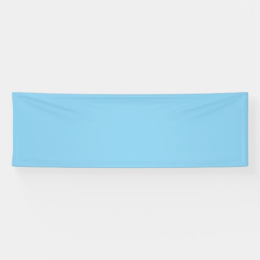 kleur babyblauw spandoek (Horizontaal)