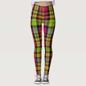 Kleur Barst Geruite Leggings (Voorkant)