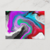 Kleur barst wervelkolom visitekaartje (Achterkant)