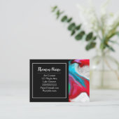 Kleur barst wervelkolom visitekaartje (Staand voorkant)