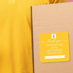 kleur Bedankt Sticker – Kleine Zakelijke Branding