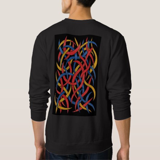 Kleur Beweging Basic Sweatshirt (Achterkant)