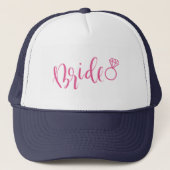 Kleur bewerkbaar nieuw pet met bride (Voorkant)