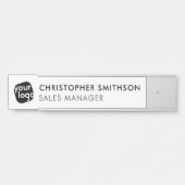 Kleur bewerken & Uw Logo Bord toevoegen Veranderli Deurbordje (Voorkant)