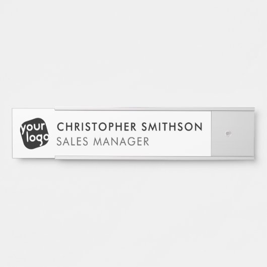 Kleur bewerken & Uw Logo Bord toevoegen Veranderli Deurbordje (Voorkant)