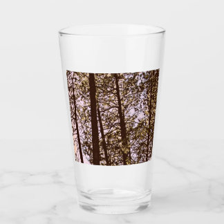 Kleur bij de bomen glas