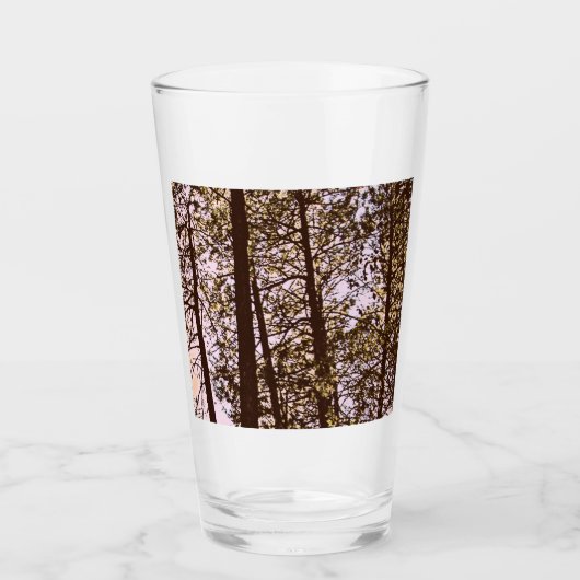 Kleur bij de bomen glas (Voorkant)