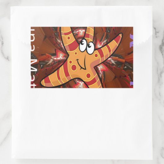 Kleur bij uitvoering rechthoekige sticker (Tas)