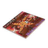 Kleur bij uitvoering tegeltje (Zijkant)