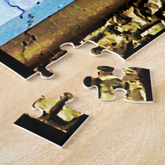 Kleur binnen de lijnen legpuzzel (Zijkant)