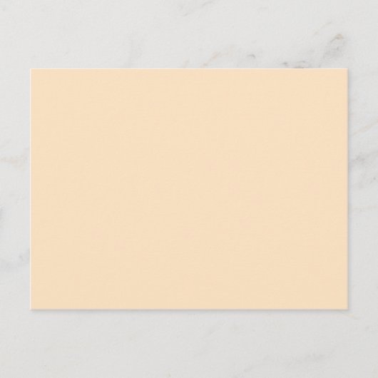 kleur bisque briefkaart (Voorkant)