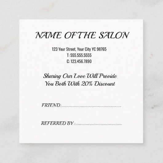 Kleur blast Rainbow vibrant Referral Kaart (Achterkant)