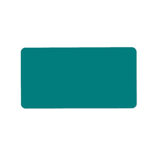 kleur blauwgroen etiket (Voorkant)