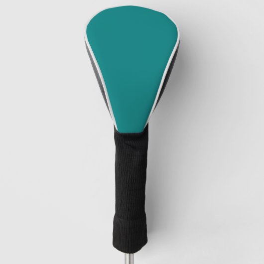 kleur blauwgroen golfheadcover (Voorkant)