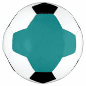 kleur blauwgroen voetbal (Voorkant)