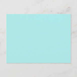 kleur bleke turquoise briefkaart