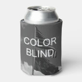 Kleur Blind grijswaardenvlaggen Blikjeskoeler (Blikje Voorkant)