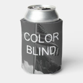 Kleur Blind grijswaardenvlaggen Blikjeskoeler (Blikje Achterkant)