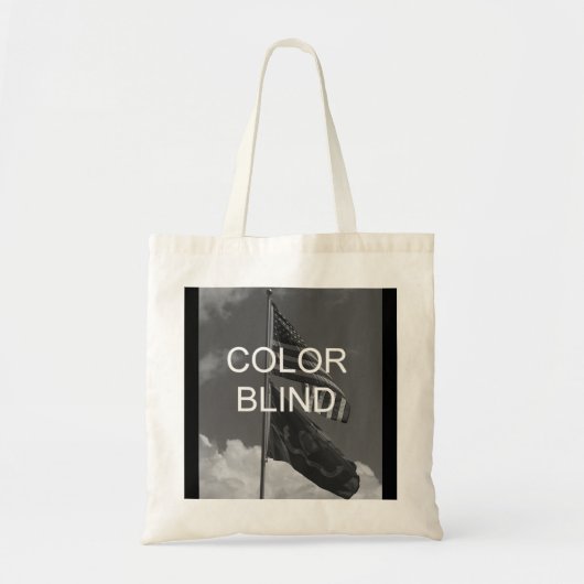 Kleur Blind grijswaardenvlaggen Tote Bag (Voorkant)