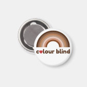 Kleur blind liefde regenboog magneet (Voorkant / Achterkant)