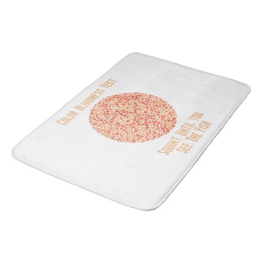 Kleur Blind T Shirt - Grappige Kleurenblindheid Te Badmat (Gekanteld)