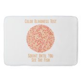 Kleur Blind T Shirt - Grappige Kleurenblindheid Te Badmat (Voorkant)