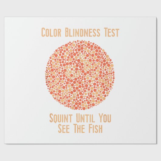 Kleur Blind T Shirt - Grappige Kleurenblindheid Te Cadeaupapier (Vlak)
