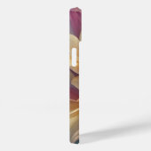 Kleur Bloemen Geborduurde Hoes- Mate iPhone Hoes (Achterkant / Rechts)