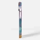 Kleur Bloemen Geborduurde Hoes- Mate iPhone Hoes (Achterkant / Links)