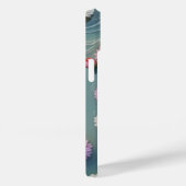 Kleur Bloemen Monogrammed Hoesje- Mate iPhone Case (Achterkant / Rechts)