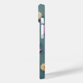 Kleur Bloemen Monogrammed Hoesje- Mate iPhone Case (Achterkant / Links)