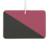 Kleur Blok Auto Luchtverfrisser (Black & Berry Red (Achterkant)