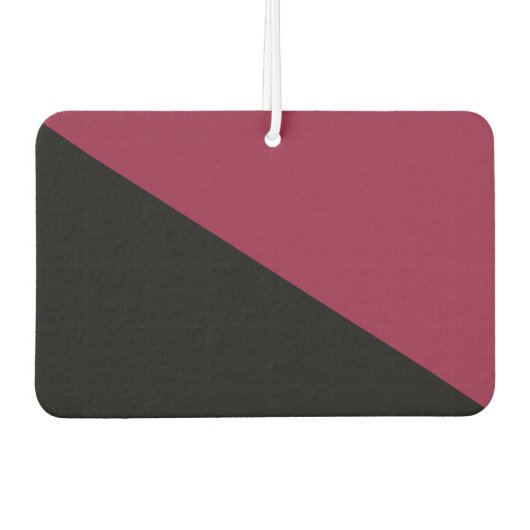 Kleur Blok Auto Luchtverfrisser (Black & Berry Red (Voorkant)