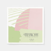 Kleur Blok Bruiloft Lente ID740 Servet (Voorkant)